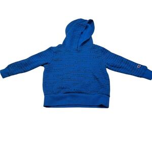 Champion Cerulean Blue Logo Hoodie - Kid's Size 2T Comfy Cozy Warm‎